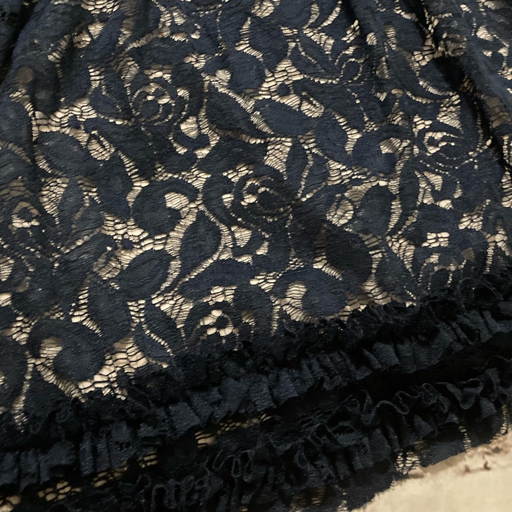 🔥 NWT American rag navy detailed lace sleeveless dress size M - Picture 9 of 16